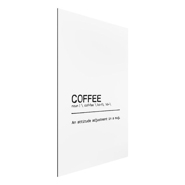 Quadri moderni per arredamento Definizione Caffè Atteggiamento