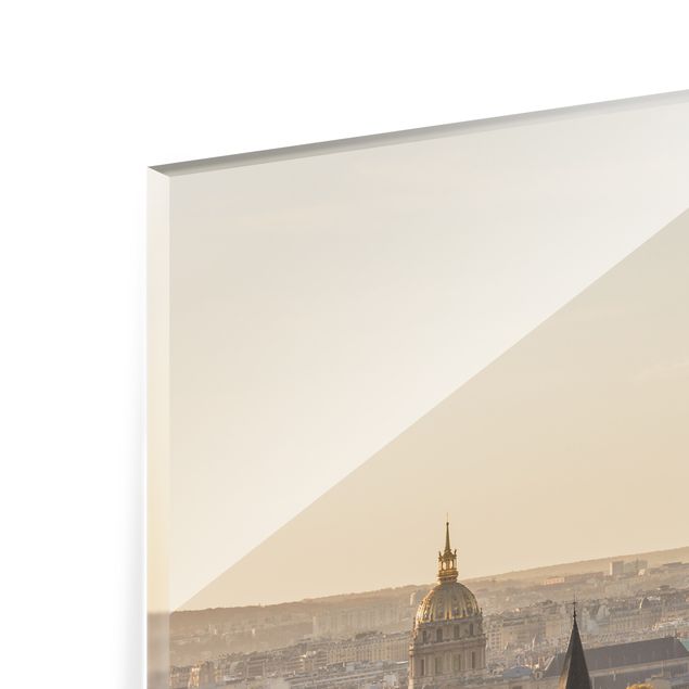 Paraschizzi in vetro - Parigi all'alba - Orizzontale 4:3