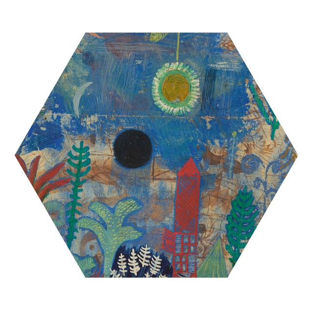 Quadri su legno Paul Klee - Paesaggio sommerso