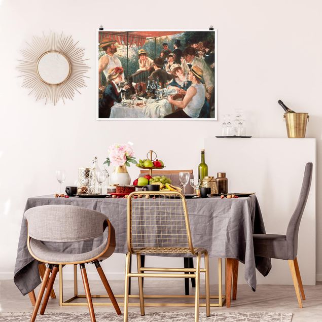 Stile artistico Auguste Renoir - Il pranzo della festa in barca
