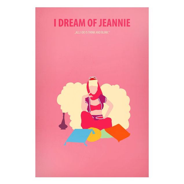 Riproduzione quadri famosi Locandina film I Dream Of Jeannie