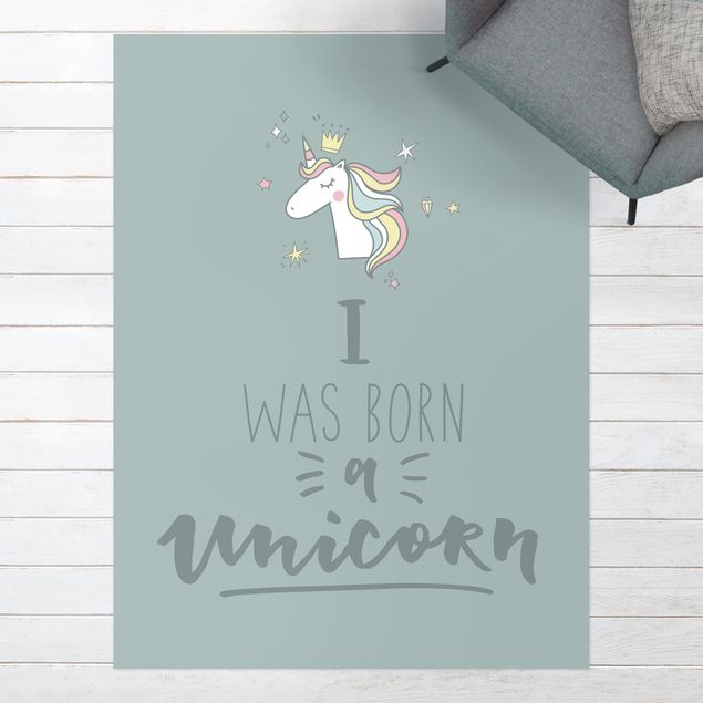 tappeto per esterno I Was Born A Unicorn
