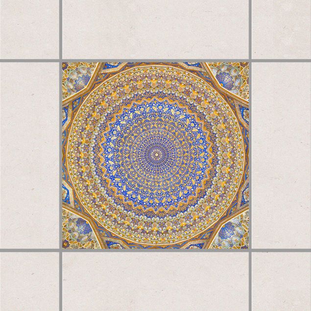 Adesivi per piastrelle con architettura e skylines Cupola della moschea