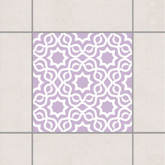 Adesivi per piastrelle con disegni Lavanda islamica