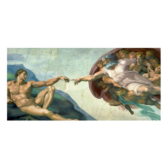 Stile di pittura Michelangelo - La Cappella Sistina: La creazione di Adamo