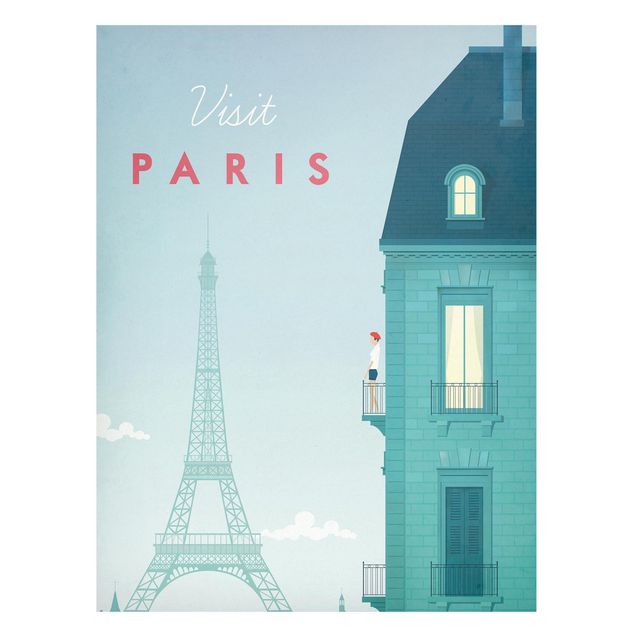 Lavagne magnetiche con architettura e skylines Poster di viaggio - Parigi