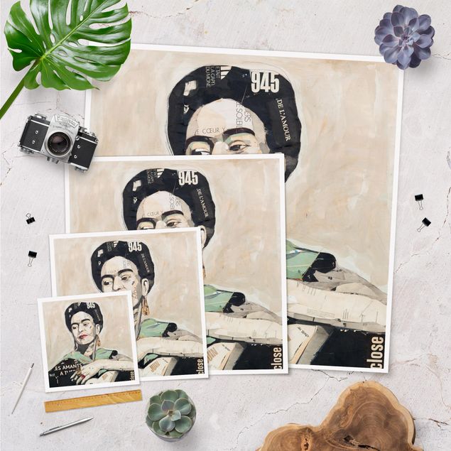 Stampe poster Frida Kahlo - Collage n.4