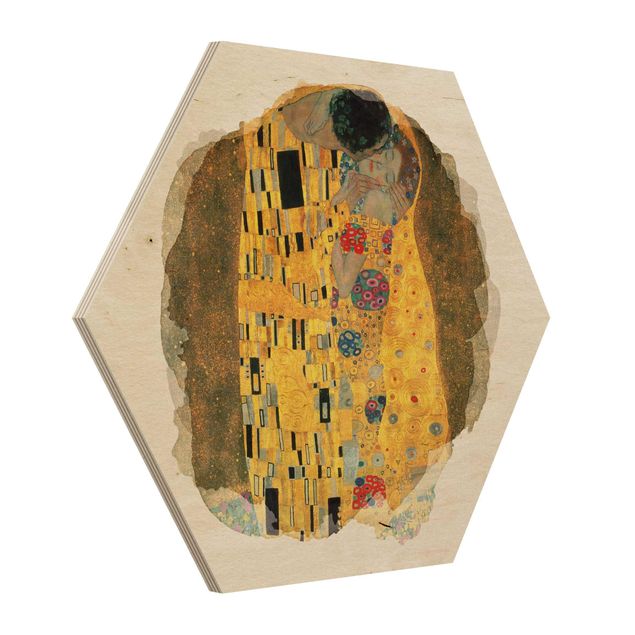 Quadri Klimt Acquerelli - Gustav Klimt - Il bacio