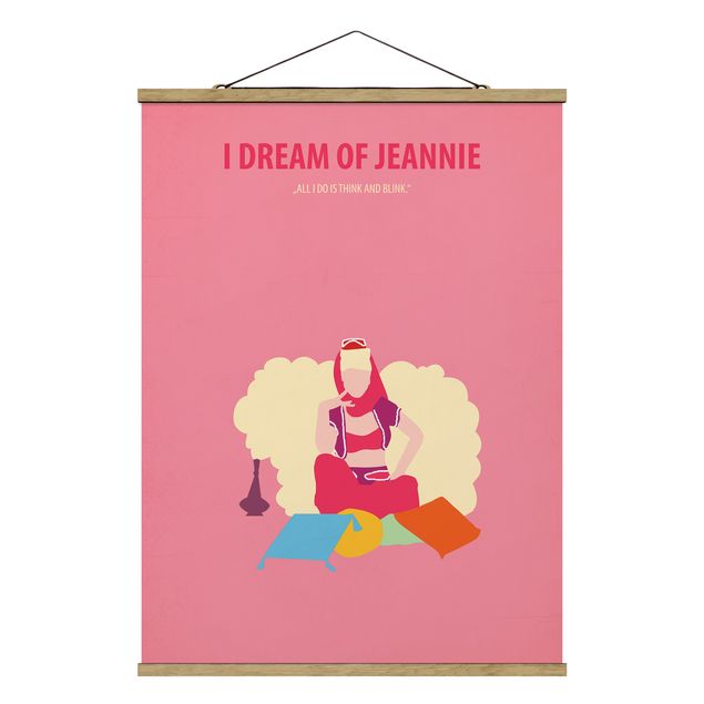 Quadri rosa Locandina film I Dream Of Jeannie