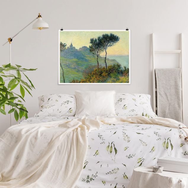 Stile artistico Claude Monet - La chiesa di Varengeville al sole della sera
