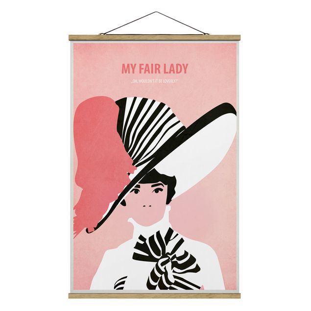 Quadri rosa Locandina film My Fair Lady