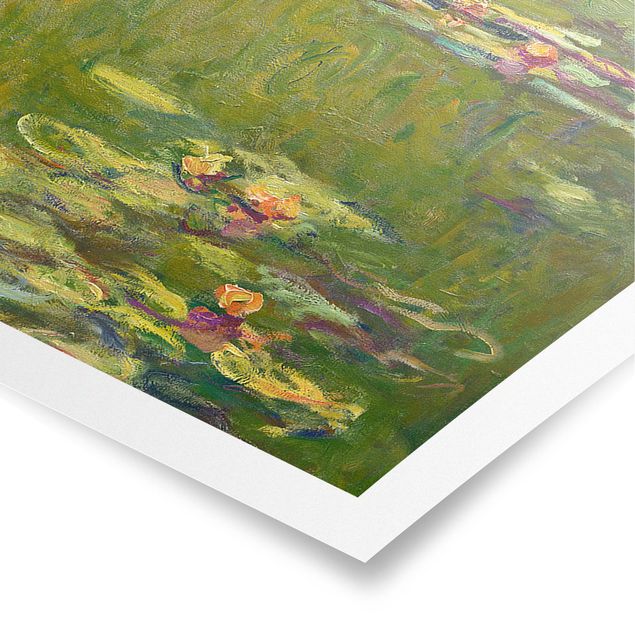 Quadri di fiori Claude Monet - Ninfee verdi