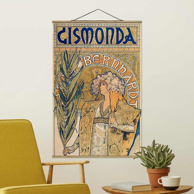 Riproduzioni Alfons Mucha - Manifesto per l'opera teatrale Gismonda