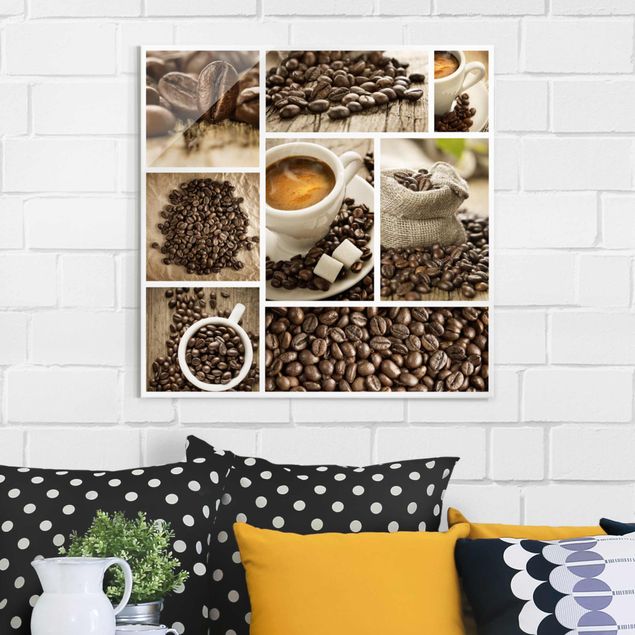 Quadro moderno Collage di caffè