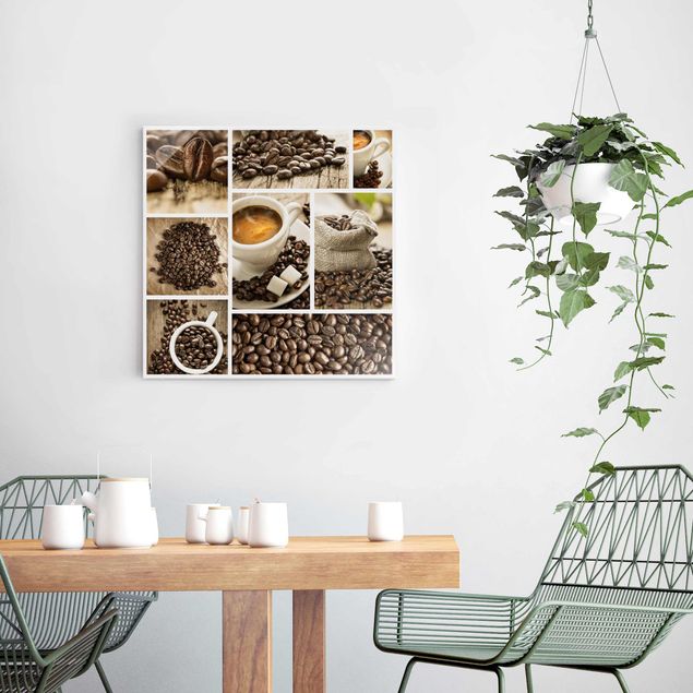 Quadri Collage di caffè