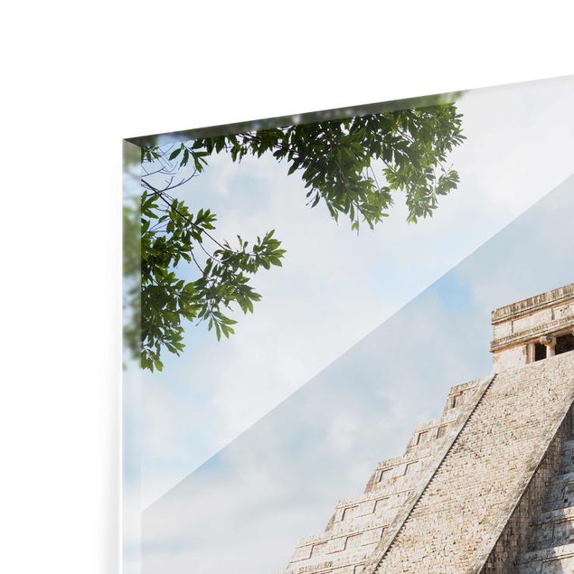 Quadri in vetro riproduzioni Piramide di El Castillo