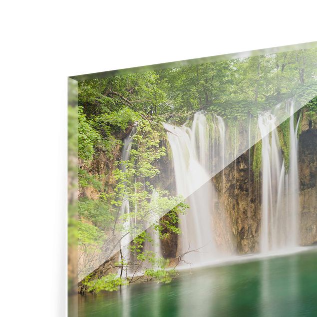 Quadri Rainer Mirau Cascata dei laghi di Plitvice