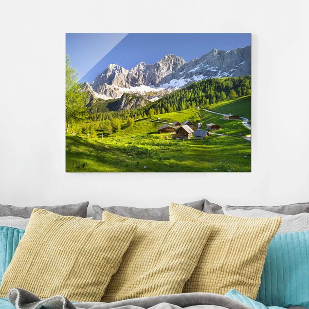 Quadri con paesaggio Prato alpino della Stiria