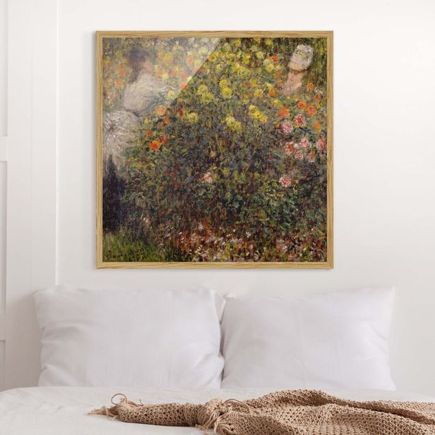 Correnti artistiche Claude Monet - Due signore nel giardino fiorito
