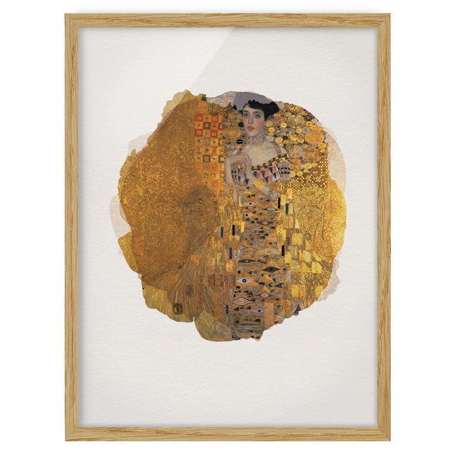 Quadro moderno Acquerelli - Gustav Klimt - Ritratto di Adele Bloch-Bauer I