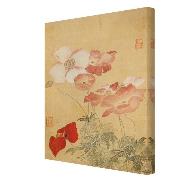 Quadri con fiori Yun Shouping - Fiore di papavero