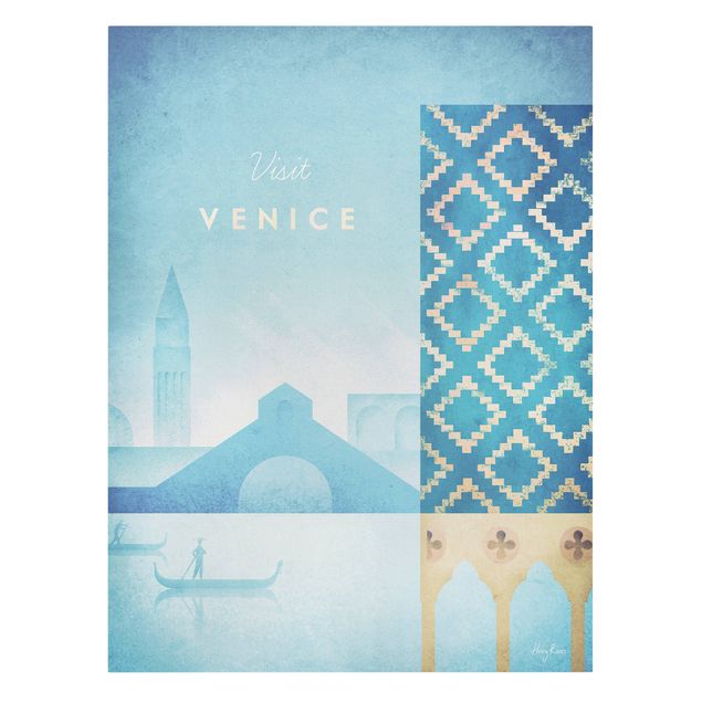 Quadri città Poster di viaggio - Venezia