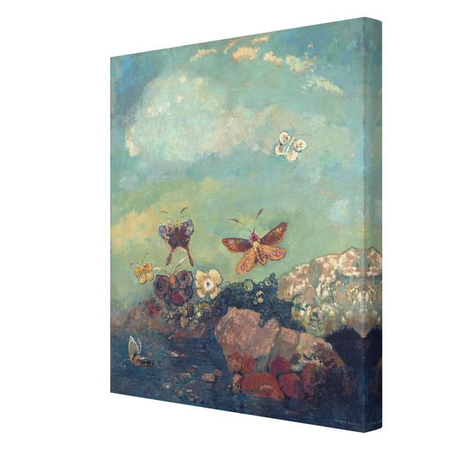Riproduzione quadri famosi Odilon Redon - Farfalle