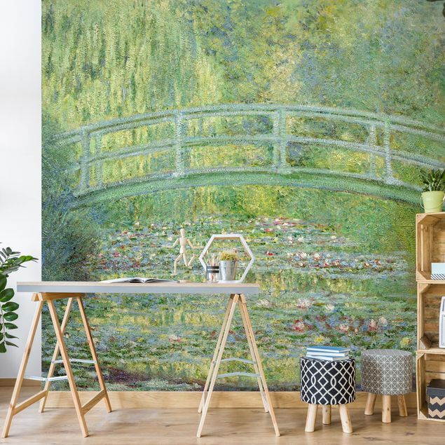 Stile di pittura Claude Monet - Ponte giapponese