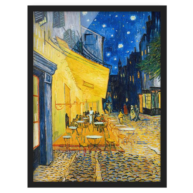Riproduzioni Vincent van Gogh - Terrazza di un caffè di notte