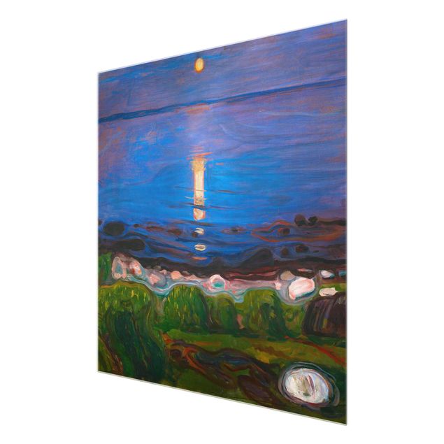 Quadri con paesaggio Edvard Munch - Notte d'estate sulla spiaggia