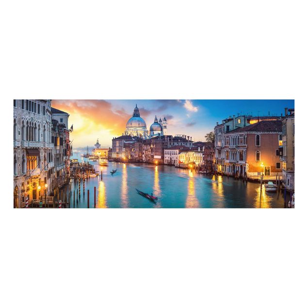 Quadri con paesaggio Tramonto a Venezia