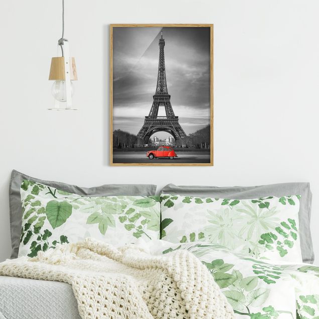 Quadri con cornice in bianco e nero Spot su Parigi