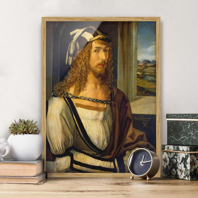 Stampe quadri famosi Albrecht Dürer - Autoritratto a 26 anni