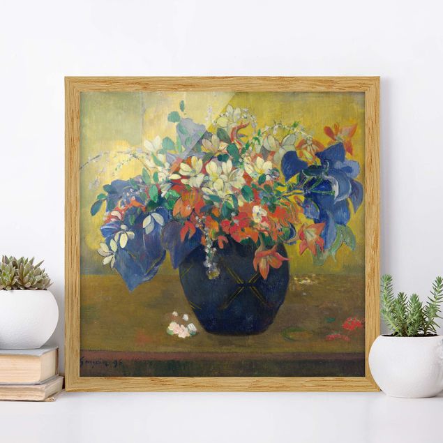 Riproduzioni quadri famosi Paul Gauguin - Fiori in un vaso