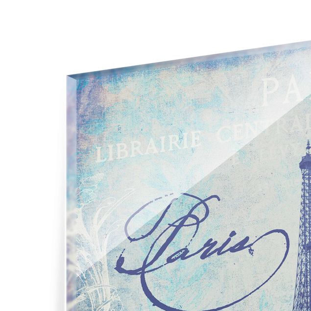 Stampe Collage vintage - Parigi Mon Amour