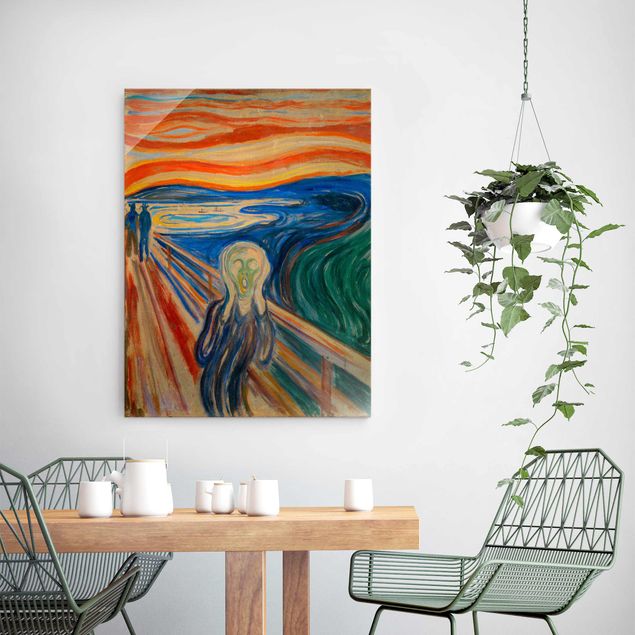 Quadro post impressionista Edvard Munch - L'urlo