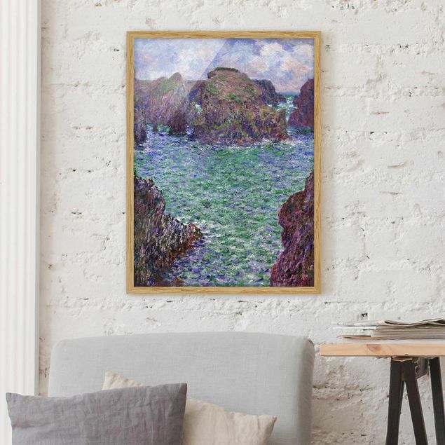 Quadri Impressionismo Claude Monet - Port-Goulphar, Belle-Île