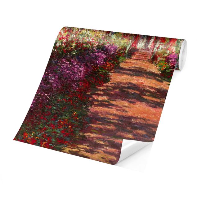 Carta da parati tessuto non tessuto Claude Monet - Sentiero nel giardino di Monet a Giverny