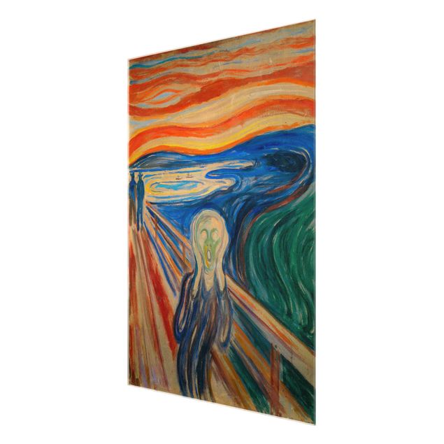 Quadri in vetro riproduzioni Edvard Munch - L'urlo