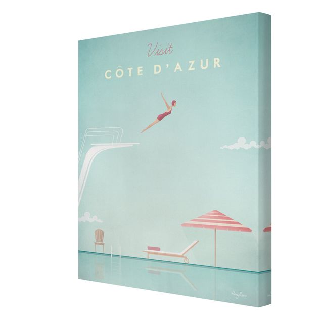 Riproduzioni quadri Poster di viaggio - Costa Azzurra