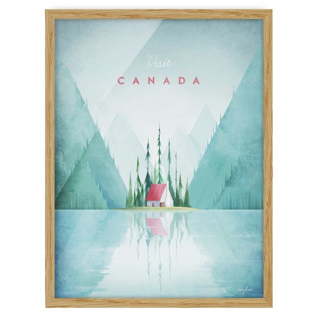 Quadri stile vintage Poster di viaggio - Canada