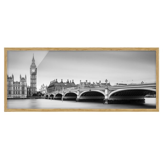 Quadro moderno Il ponte di Westminster e il Big Ben
