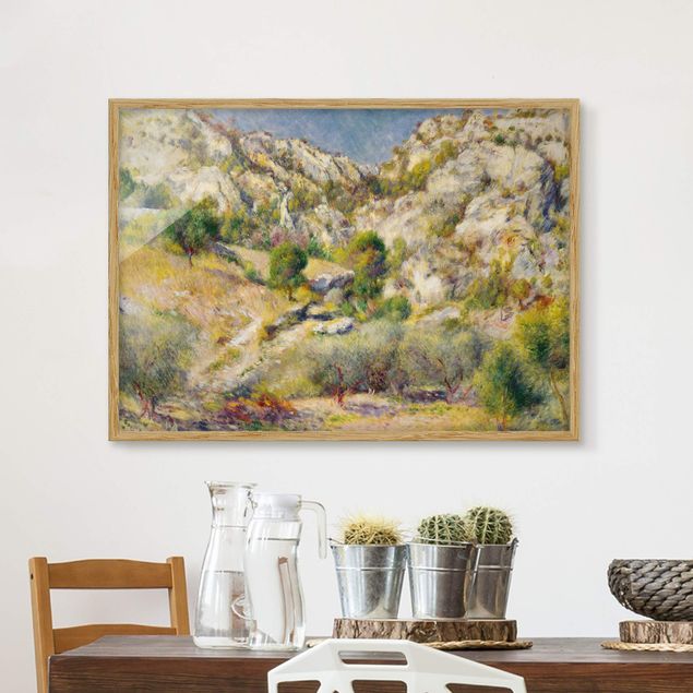 Riproduzioni Auguste Renoir - Roccia all'Estaque