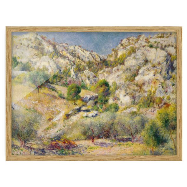 Quadri montagna Auguste Renoir - Roccia all'Estaque