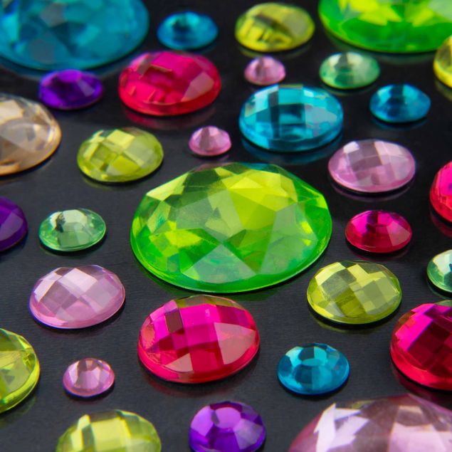 100 x Set di strass - Cristalli multicolore