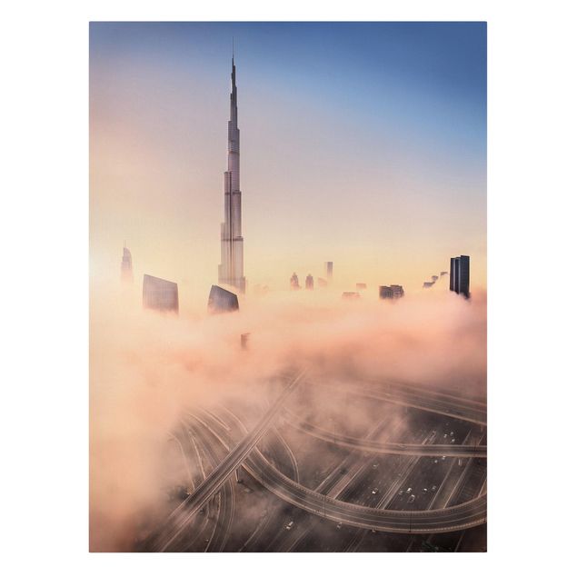 Quadro città Skyline di celeste di Dubai