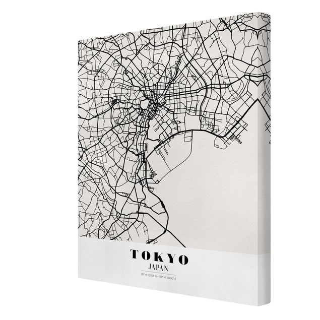Stampe Mappa di Tokyo - Classica