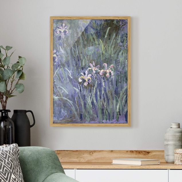Stile di pittura Claude Monet - Iris