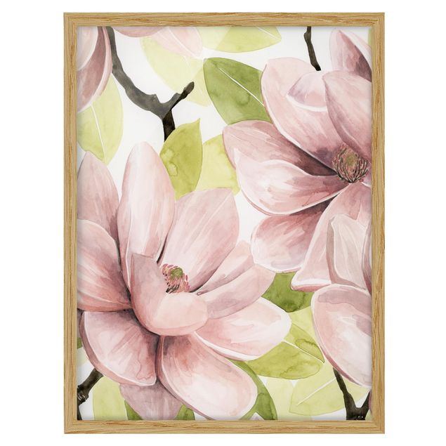 Quadri rosa Magnolia Blushing II