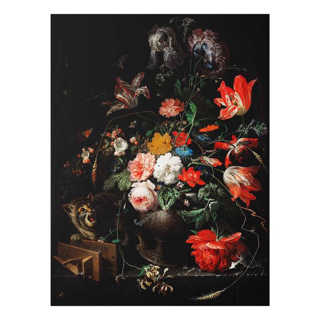 Quadro floreale Abraham Mignon - Il bouquet rovesciato